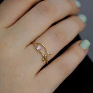 Tasarım Glass Eye Fish Yüzük