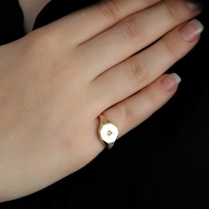 Solitaire Şövalye Yüzük