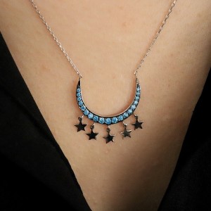 Tasarım Blue Moon Kolye