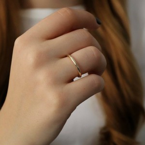 Silindir 2mm Sarı Alyans (KADIN)