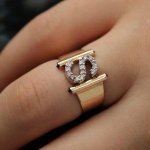 Fashion Harf Yüzük