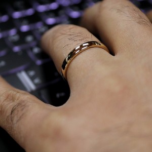 Düz 4mm Sarı Alyans (ERKEK)