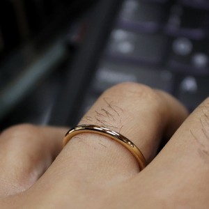 Silindir 2mm Sarı Alyans (ERKEK)