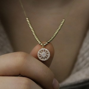 Round Baguette Kolye