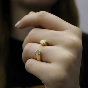 Double Headed Column Yüzük