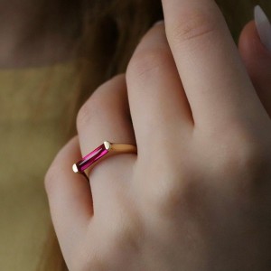 Pink Stone Yüzük