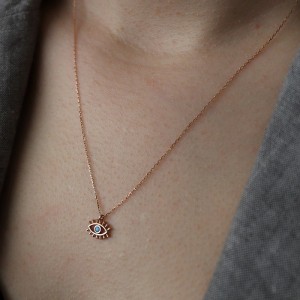 Eyelash Kirpikli Kolye