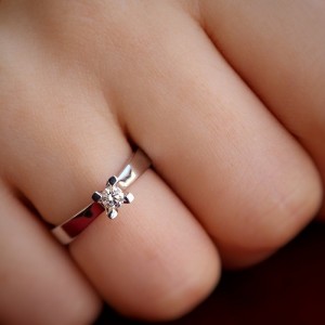 0.19 Karat Pırlanta Tektaş Yüzük