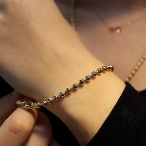 Altın Top Bileklik 4mm