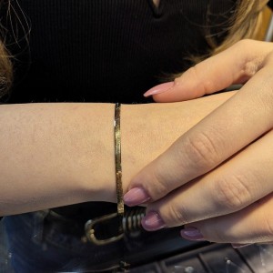 İtalyan Ezme Bileklik 3mm