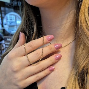 Altın Top Zincir 2mm